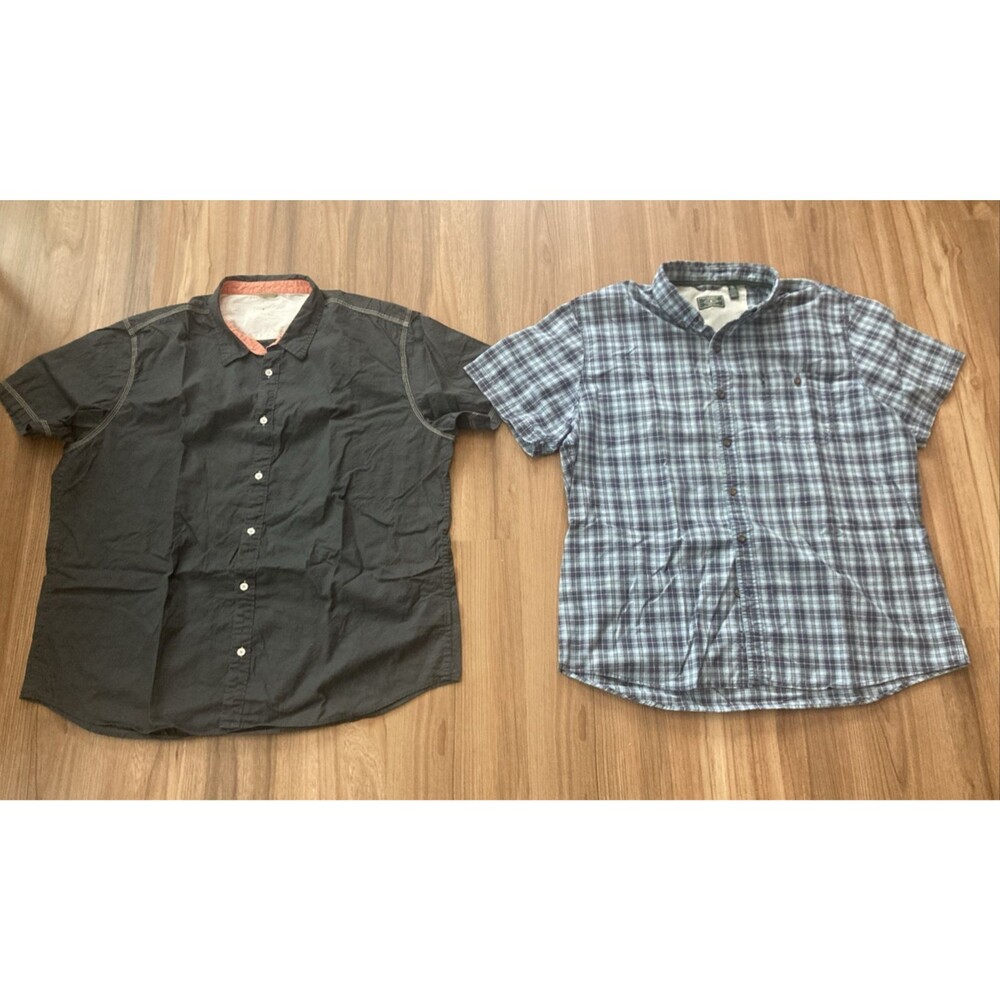 G.H. Bass & Co. / Cypress Club Set of 2 Collared Shirts (Men's Size XXL)